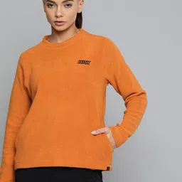 HRX by Hrithik Roshan Women Orange Rapid Dry Technology Outdoor Sweatshirt-picture-48