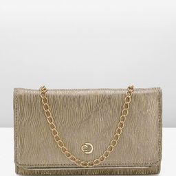 Caprese Shimmer Textured Envelope Clutch-5