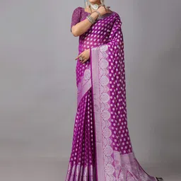 A.V.M. SILK MILLS Woven Design Zari Saree-picture-48