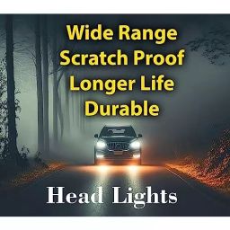 Auto Pearl Headlight Assembly ‎Acrylic Left Side Compatible For Mahindra Bolero Power Plus 2020, BoleroPowerPlus2020_Left image 3