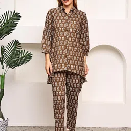 JABAMA Printed Pure Cotton Co-Ords-image-30