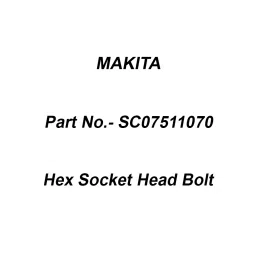 Makita Hex Socket Head Bolt Size M4x25 for PP200DRG, Part No SC07511070-15