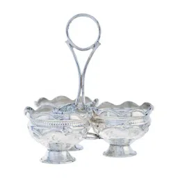 Sri Jagdamba Pearls 0.8 Silver Haldi Kumkum Holder-17