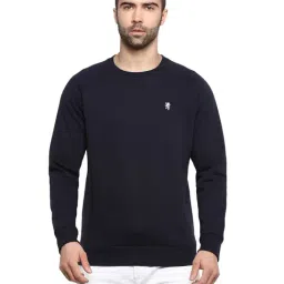 Red Tape Navy Raglan Sleeves Regular Fit Sweatshirt-10