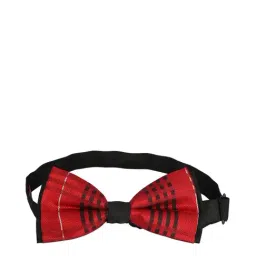 Peter England Red Textured Bow Tie-picture-12