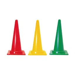AS ONE Traffic Colorful Cone Made of polyethylene W38×D38×H70 cm, 61-377-4-3-picture-48