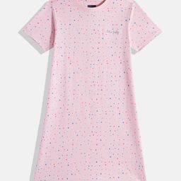 Allen Solly Junior Geometric Ditsy Print A-Line Dress-image-36