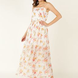DODO & MOA Floral Print Georgette Maxi Dress-picture-38