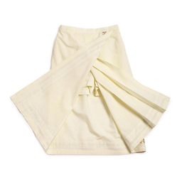 Tiber Taber Fish Boarded Printed Pre Stitched Mundu Dhoti - Cream-image-27