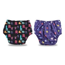 Chinmay Kids Baby Swim Diaper Waterproof Reusable Leakproof Adjustable Infant Pool Pant Boys And Girls Swim Diaper- Blue Black-image-91
