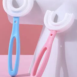Baby Miniature U - Shape Toothbrush- (Color And Design May Vary)-picture-7