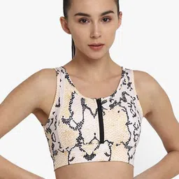 Shakti Warrior Women Abstract Printed Rapid-Dry Full Coverage Bra-4