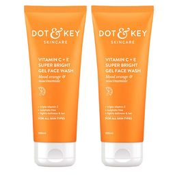 DOT & KEY Set Of 2 Vitamin C & E Super Bright Gel Facewash - 100ml Each-44