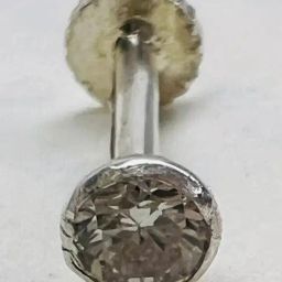 Arte Jewels 925 Oxidized Silver Nosepin For Women-image-42