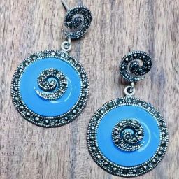 Arte Jewels 925 Sterling Silver Cz Stone Earrings For Women-image-83