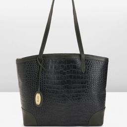 Hidesign Textured Leather Shoulder Bag-image-3