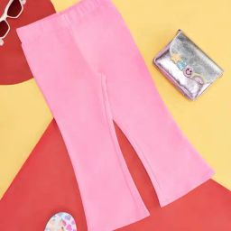 Pantaloons Junior Sachet Pink Flared Fit Pants-image-30