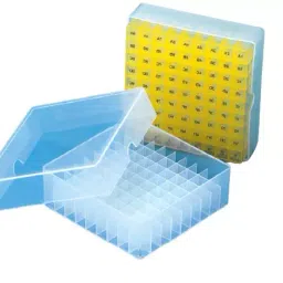 Tarson 212070 PP Autoclavable Places 81 Cryo Cube Box Lift off Lid-25