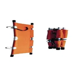 11 Enterprises 208 x 55 x 13 cm Orange Four Fold Stretcher-66