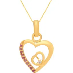 Malabar Gold and Diamonds 22k BIS Hallmark Yellow Gold Pendant for Women-picture-7