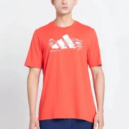 Adidas Red M TNS LOGO G T T-Shirt-image-55