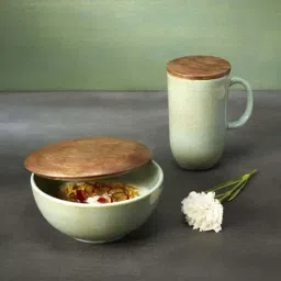 ellementry Rustic Aqua Ceramic Breakfast Gift Set-picture-27