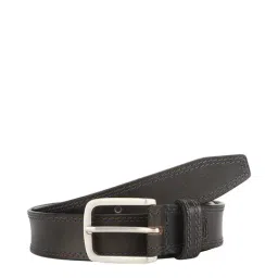 Aditi Wasan Black Leather Waist Belt for Men-22