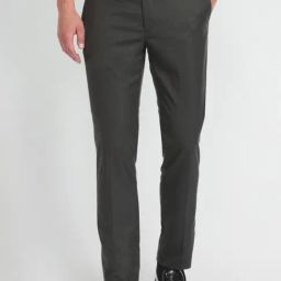 Arrow Green Regular Fit Trousers-image-0