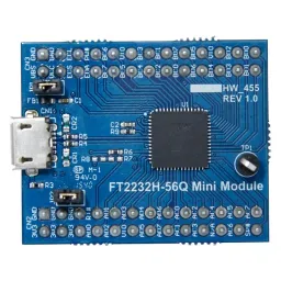 FTDI EVALUATION BOARD, USB-FIFO/SERIAL, FT2232H-56Q MINI MDL-37