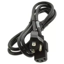 VOLEX POWER CORD NEMA5-15P/IEC, 79IN, 10A, BLACK, 17725-21