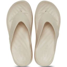 Crocs Women's Getaway Beige Flip Flops-picture-43