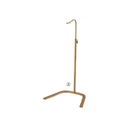 AS ONE Bag Holder W23 × D16 × H39-63 cm Size Antique Gold-Plated Steel antique gold, 61-159-4-2-16