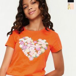 max Girls Typography 3 Printed T-shirt-image-44