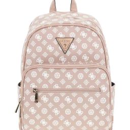 Guess Women Peach Printed Backpack Bag-picture-12