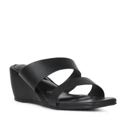 Bata Women's Black Casual Wedges-image-36