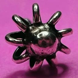 Arte Jewels 925 Oxidized Silver Nosepin For Women-picture-7