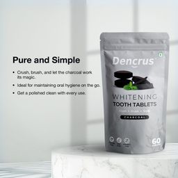 Dencrus Charcoal Tooth Tablets - 60 Tablets image 3
