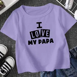 FIONAA TRENDZ Kids Purple Tshirts-picture-2