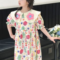 LULU & SKY Floral Print A-Line Dress-picture-47