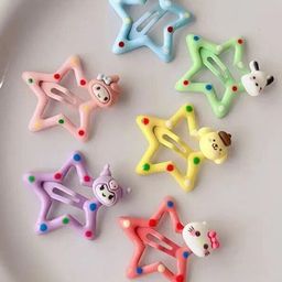 Blubby Girls Pack Of 6 Bobby Pins-56