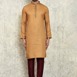 Arihant Rai Sinha Men Floral Printed Regular Kurta with Churidar-picture-37