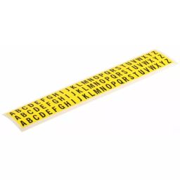 RS PRO Black Self Adhesive Letters, 9.5 mm Character Height Model No 4453896-image-9