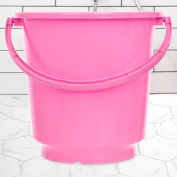 Kuber Industries Pink Solid Plastic Bath Accessories Set-31