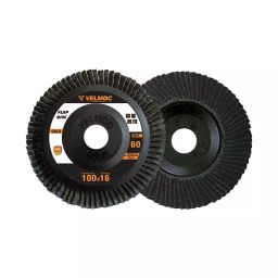 Velmoc 100 mm 120 Grit Aluminum Oxide Flap Disc For Fibre Glass Grinding ( Pack of 200)-image-70
