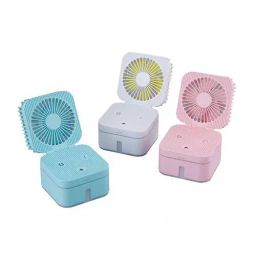 AS ONE Desktop Mist Fan With Diffuser Function BD-MF1 Series ABS Resin & PP Pink, 7-9621-03-6