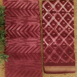 Weaves of Tradition Dyed Unstitched Dress Material-picture-31