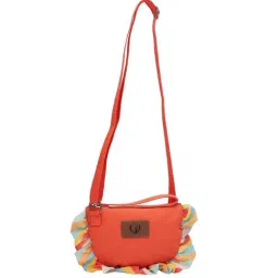 Caprese Oakley Red Canvas Solid Sling Handbag-image-41