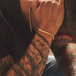 LITCHI Men Stainless Steel Link Bracelet-image-80