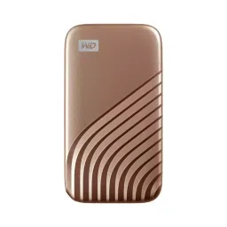 Western Digital My Passport Portable SSD Gold USB 3.2 Gen 2 1 TB, WDBAGF0010BGD-WESN-14