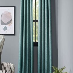 Deco Window Teal Set of 2 Room Darkening Door Curtain-picture-20